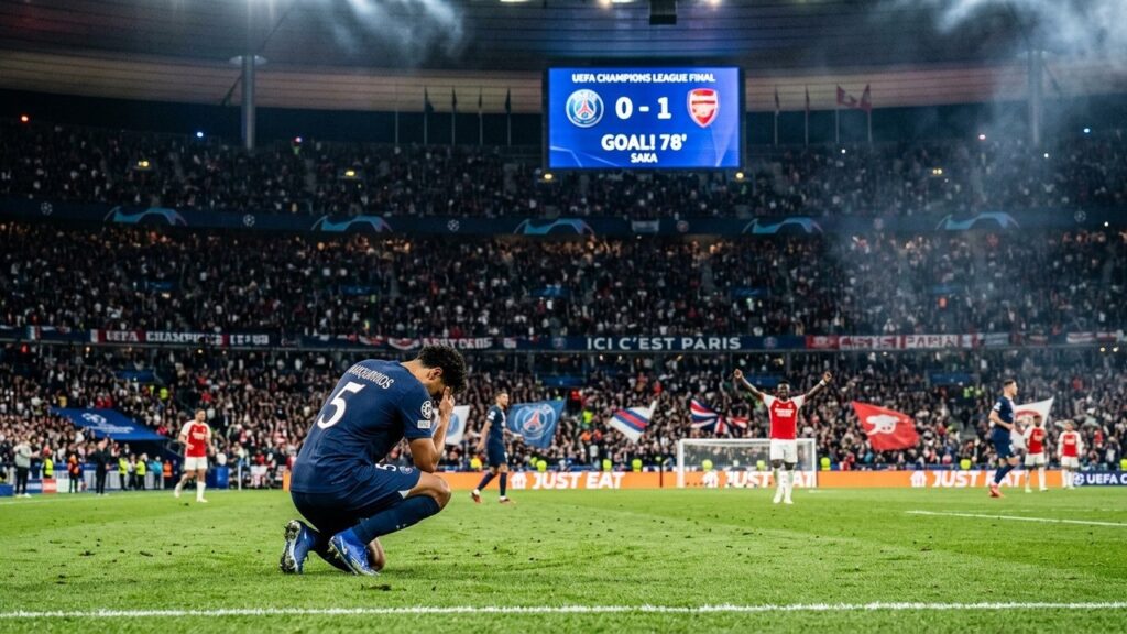 PSG Arsenal 0-1 : Les Chiffres Inquiétants de Paris en Première Période