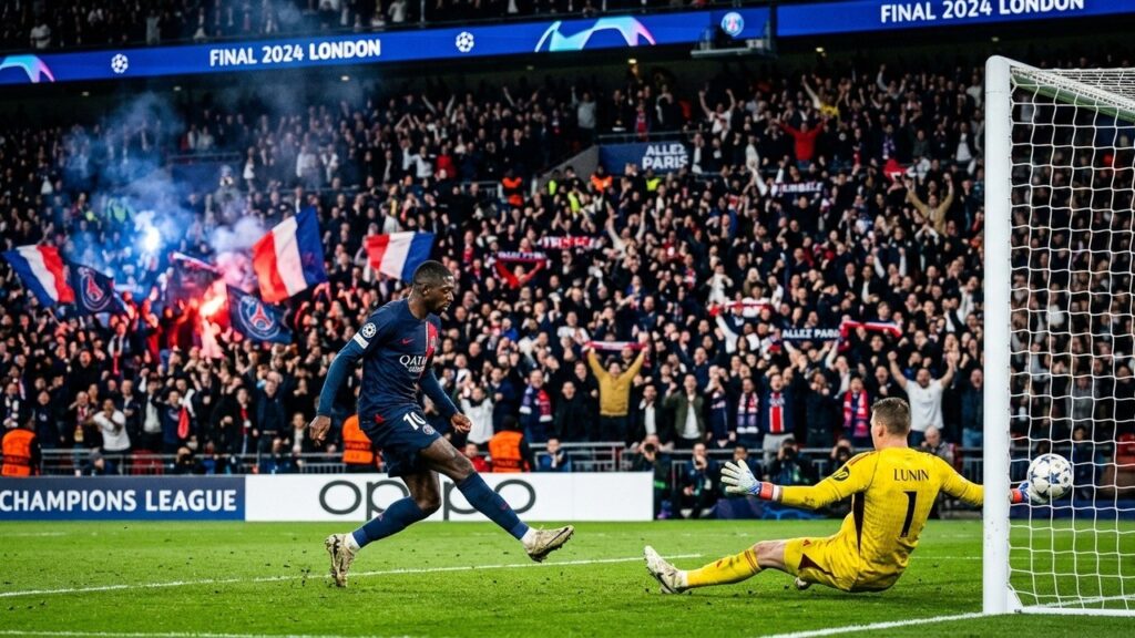 PSG Arsenal 1-1 : Dembélé Relance la Finale surPlanning the article title Pénalty