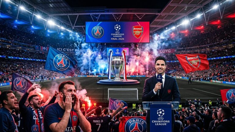 PSG Arsenal : Arteta Trop Confiant Avant la Finale de Ligue des Champions