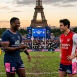 PSG Arsenal : Chambrage Rugbymen au Stade Français