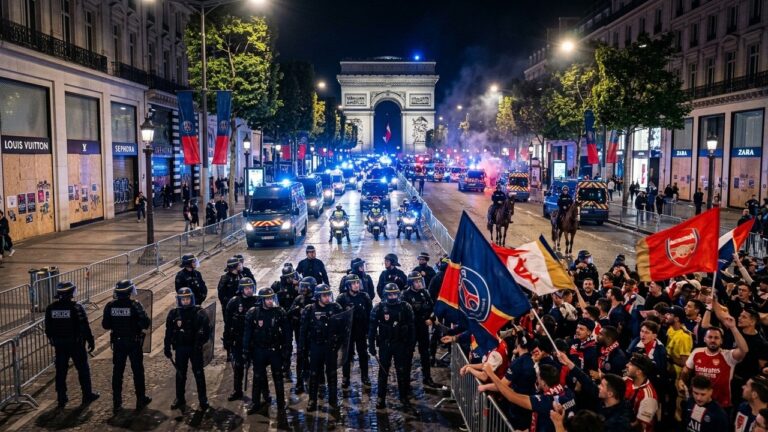 PSG Arsenal : Dispositif de Sécurité Massif pour la Finale de Ligue des Champions