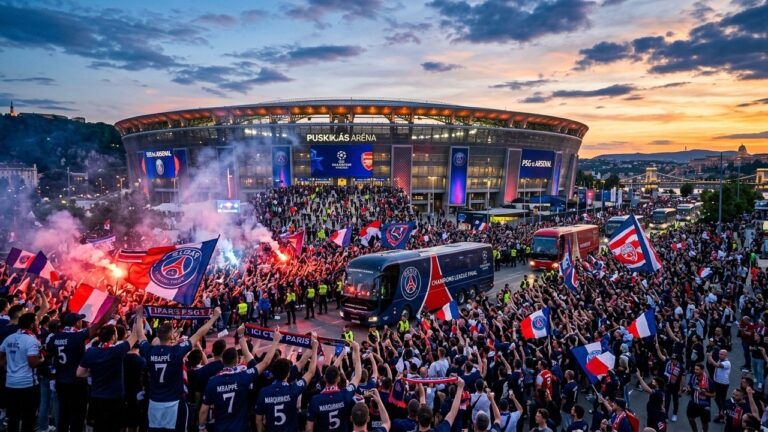 PSG Arsenal : L&rsquo;Ambiance Explosive Avant La Finale De Ligue Des Champions