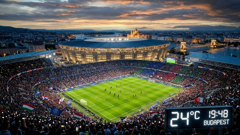 PSG Arsenal : Météo et Température Idéales à Budapest pour la Finale