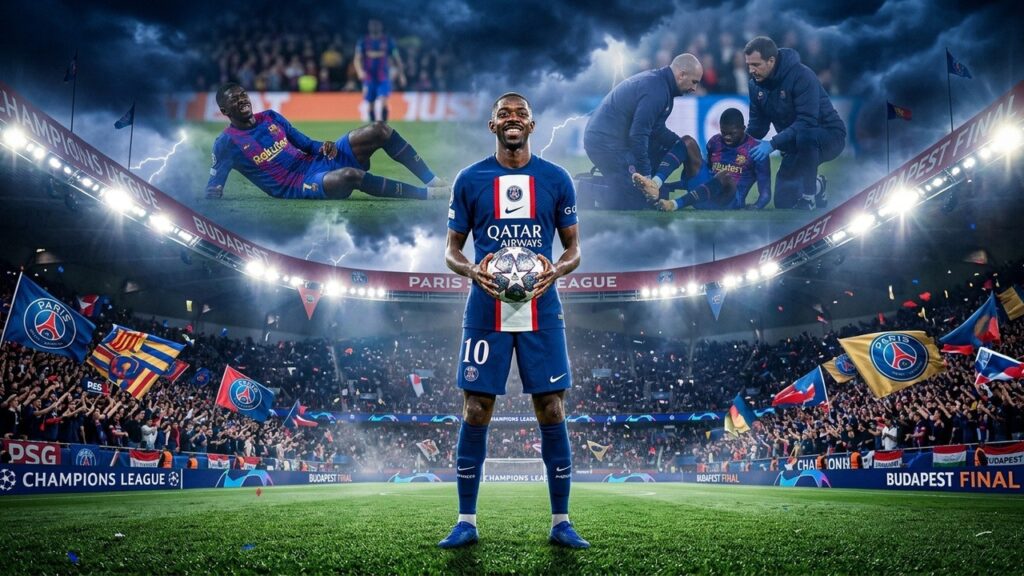 PSG Arsenal : Ousmane Dembélé Face à Ses SouvenWriting the French blog articleirs à la Puskas Arena