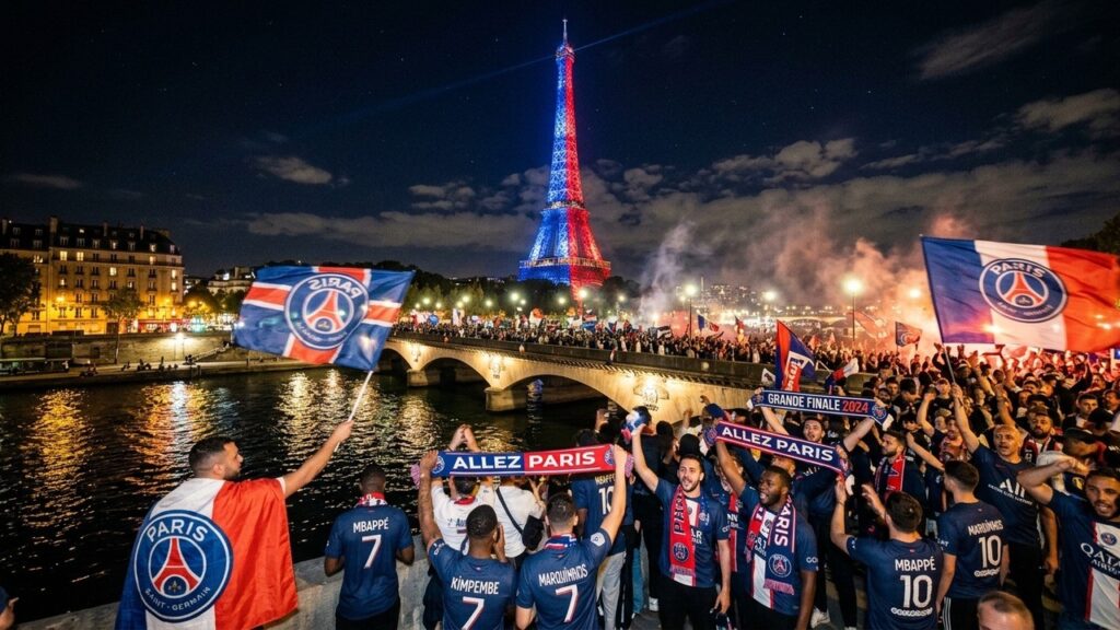 PSG Arsenal : Tour Eiffel en Rouge et Bleu pour la Finale de Ligue des Champions