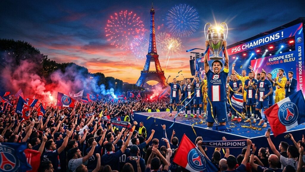 PSG Champion d&rsquo;Europe 2026 : Célébrations Épiques à Paris
