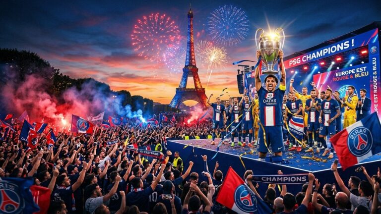 PSG Champion d&rsquo;Europe 2026 : Célébrations Épiques à Paris
