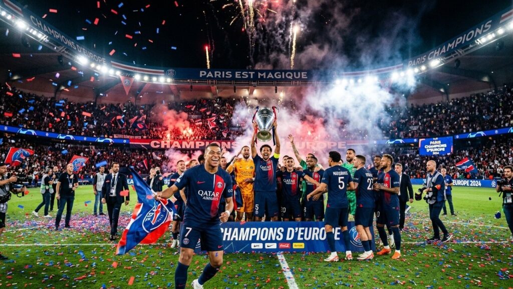 PSG Champion d&rsquo;Europe 2026 : Célébrations Explosives au Parc