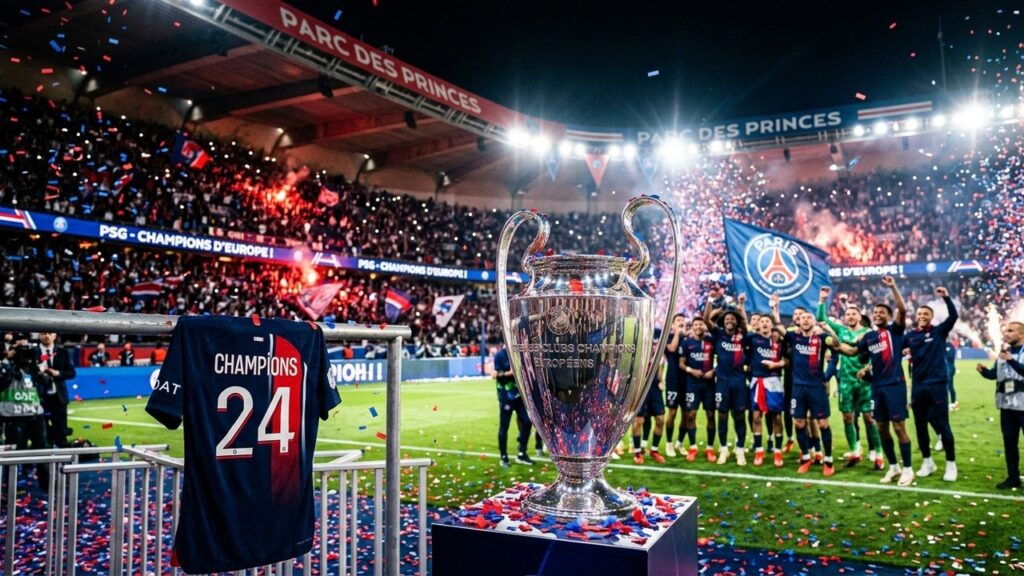 PSG Champion d’Europe 2026 : Chiffres FousWriting the PSG blog article du Doublé Historique
