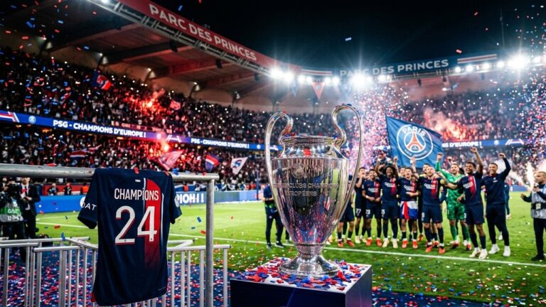 PSG Champion d’Europe 2026 : Chiffres FousWriting the PSG blog article du Doublé Historique