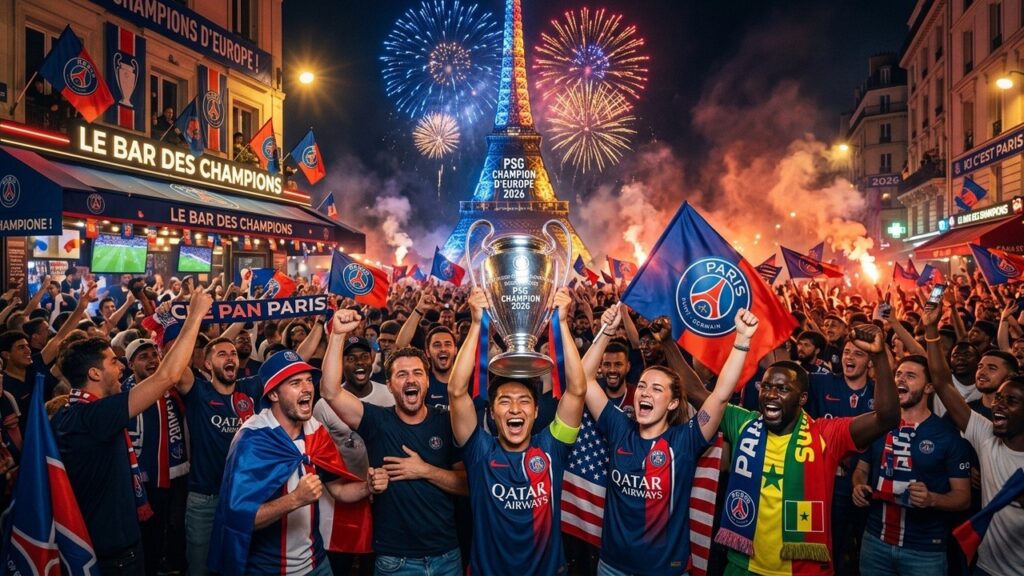 PSG Champion d’Europe 2026 : Fans du Monde Entier en Liesse