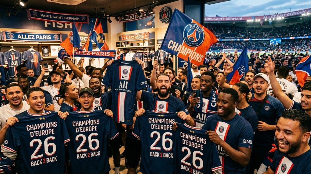 PSG Champion d&rsquo;Europe 2026 : Folie pour les Maillots Collectors