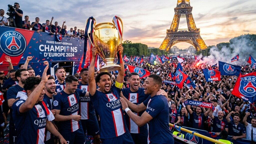 PSG Champion d&rsquo;Europe 2026 : Horaires et Chaînes des Célébrations à Paris