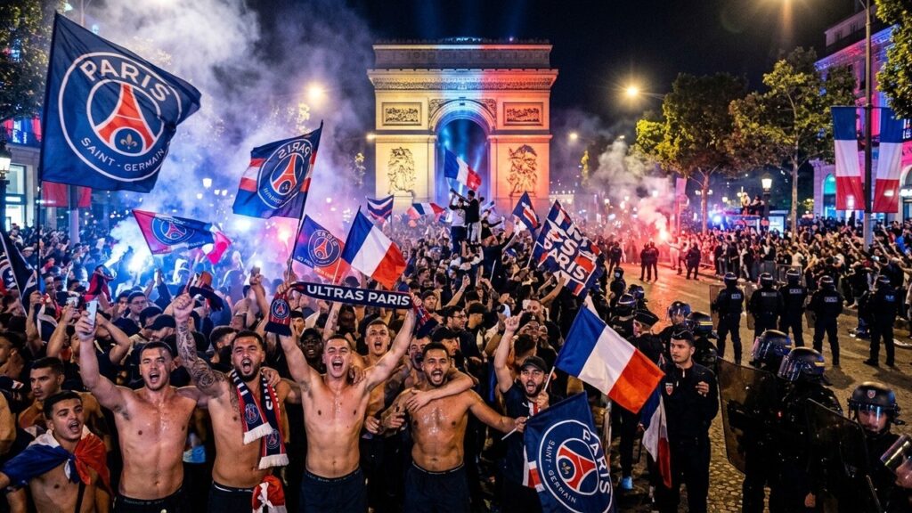 PSG Champion d&rsquo;Europe 2026 : Joie et Tensions sur les Champs-Élysées