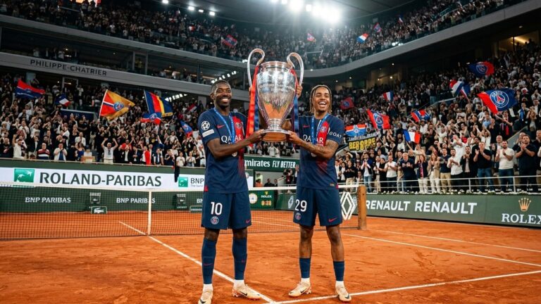 PSG Champions : Dembélé et Compagnie Triomphent à Roland-Garros