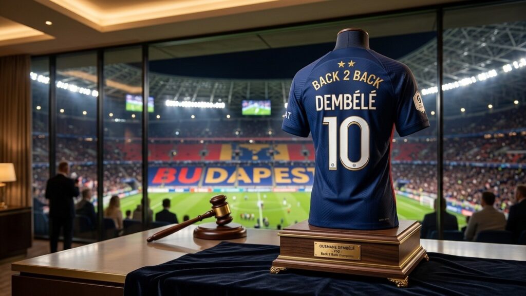 PSG : Maillot Dembélé Finale Ligue Champions Vendu 160 000 Euros