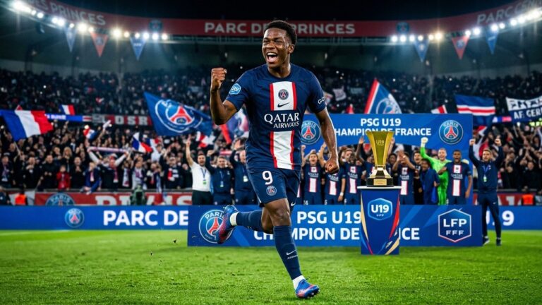 PSG U19 Conserve Son Titre de Champion de France Grâce à unGenerating the French blog article Doublé Éclatant