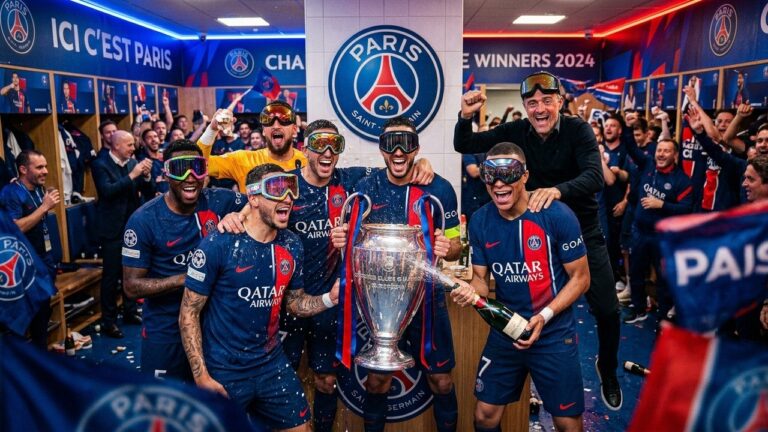 PSG : Vestiaire en Folie et Célébrations Épiques Après le Second Titre Européen