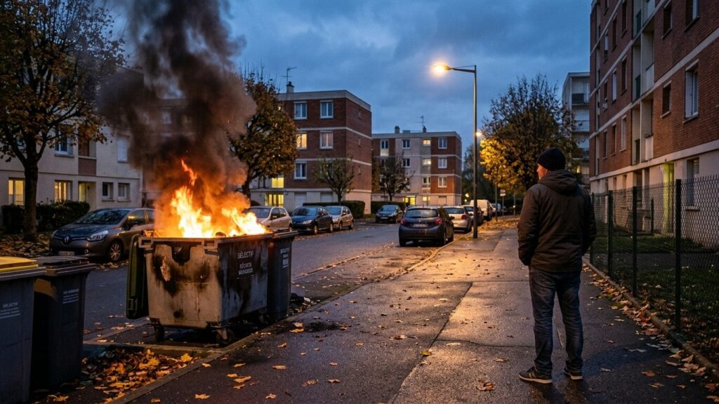 Quinquagénaire S&rsquo;Ennuie Et Brûle Des Poubelles À Coulommiers