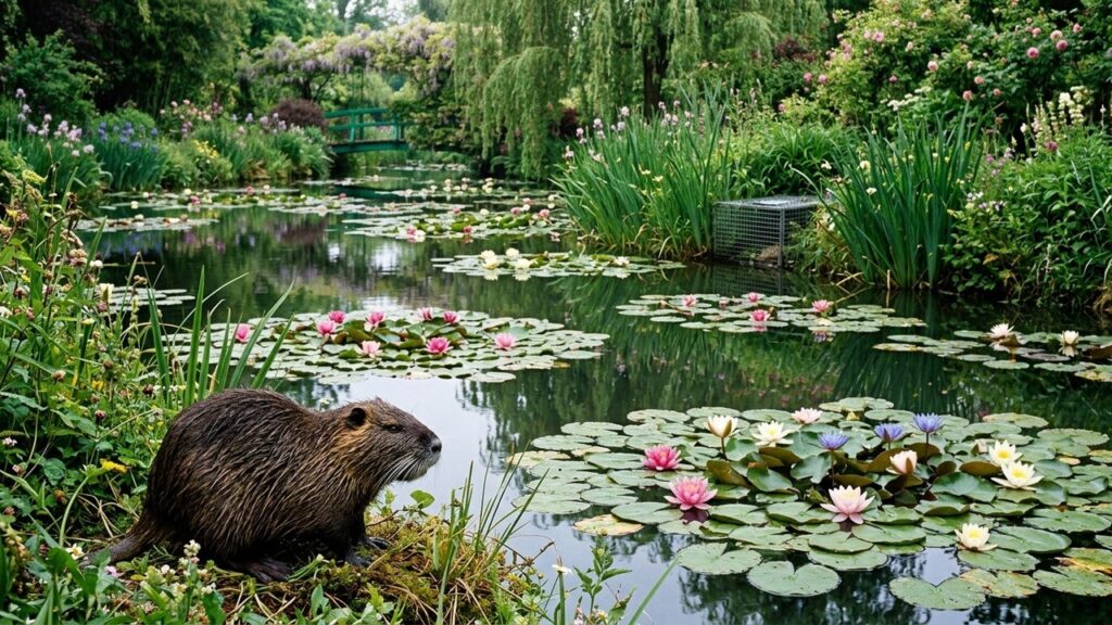 Ragondins à Giverny : La Maison de Monet Défend Ses Nymphéas