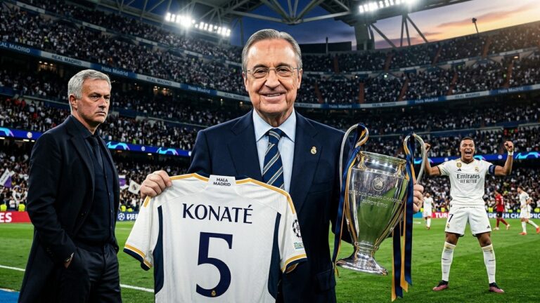 Real Madrid : Perez Promet Konaté, Mourinho et Mbappé Fidèle