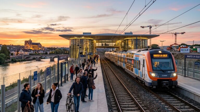 RER E à Mantes-la-Jolie : La Date Officielle Enfin Révélée pour 2027