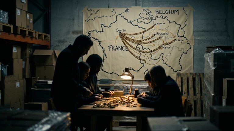 Réseau Familial de Receleurs : 10 Millions d&rsquo;Or Volé Écoulés en Belgique