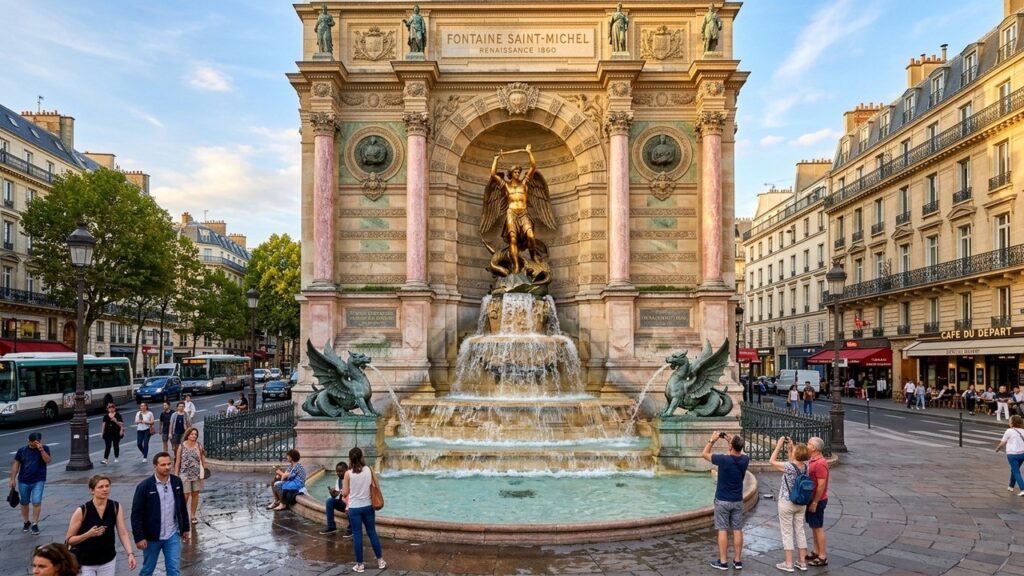 Restauration Fontaine Saint-Michel : Le Joyau Parisien Renaît