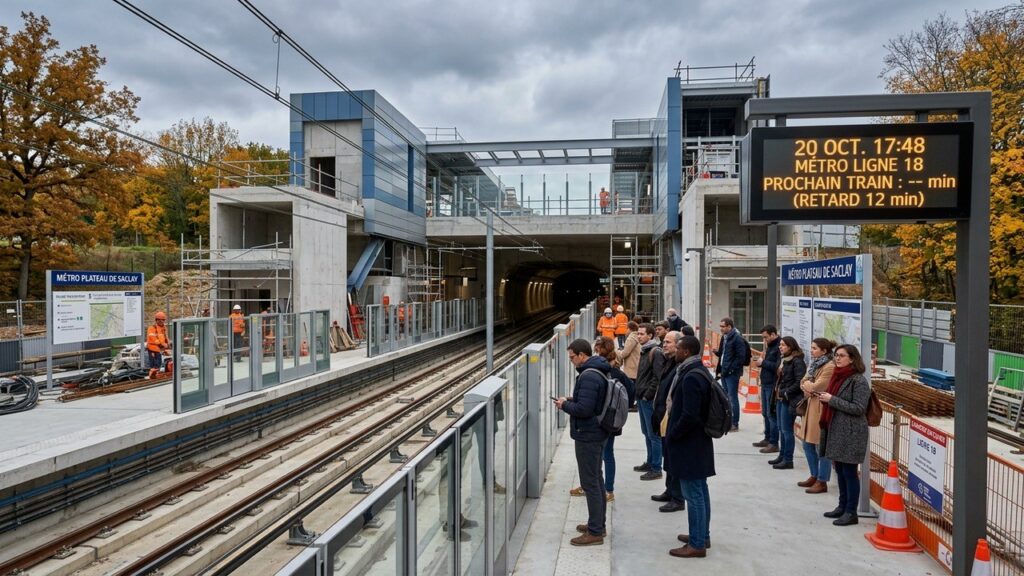Retard à Prévoir pour l&rsquo;Ouverture de la Ligne 18 du Métro Francilien ?