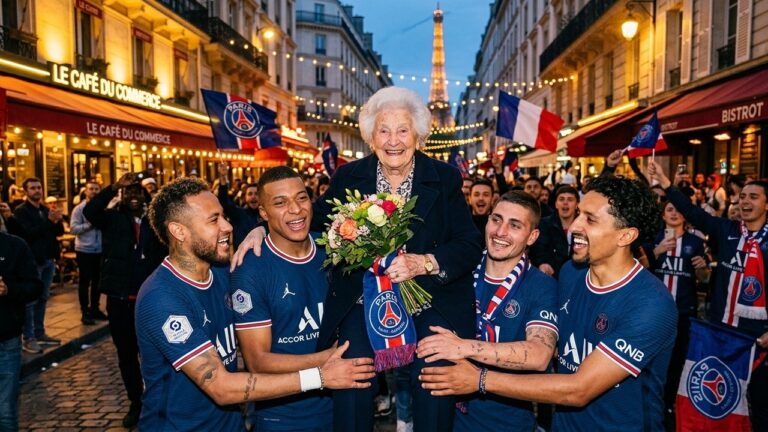 Retrouvailles Émouvantes : Mamie Mireille et Ses Jeunes Sauveurs du PSG