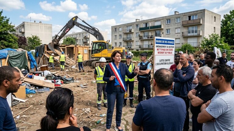 Ris-Orangis : La Maire Mène une Bataille Acharnée Contre les Camps Illégaux