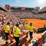 Roland-Garros 2026 : Record d&rsquo;Interventions des Secouristes Battu