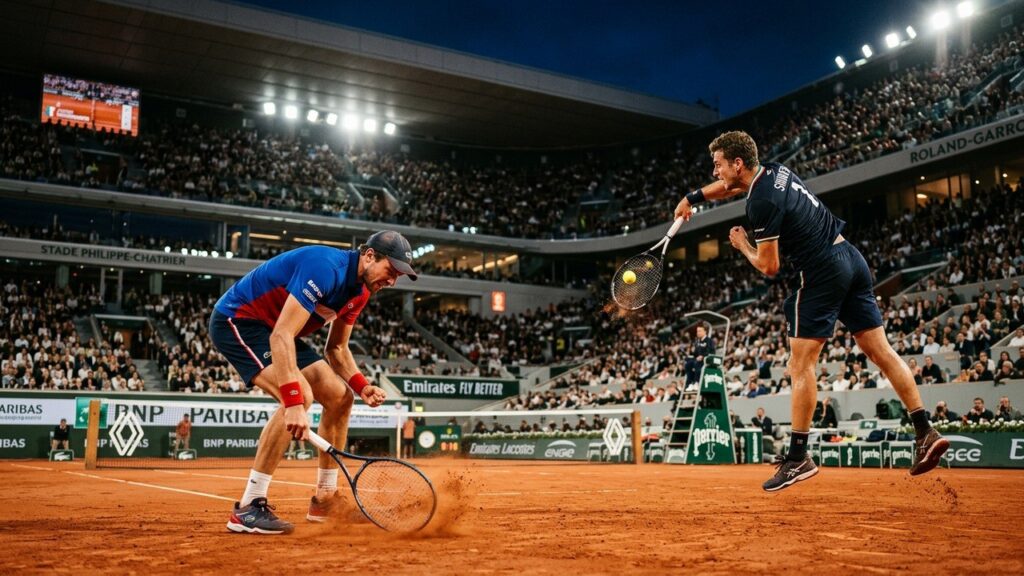 Roland Garros 2026 : Rinderknech Éliminé Par La Puissance De Berrettini