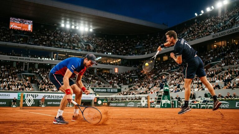 Roland Garros 2026 : Rinderknech Éliminé Par La Puissance De Berrettini