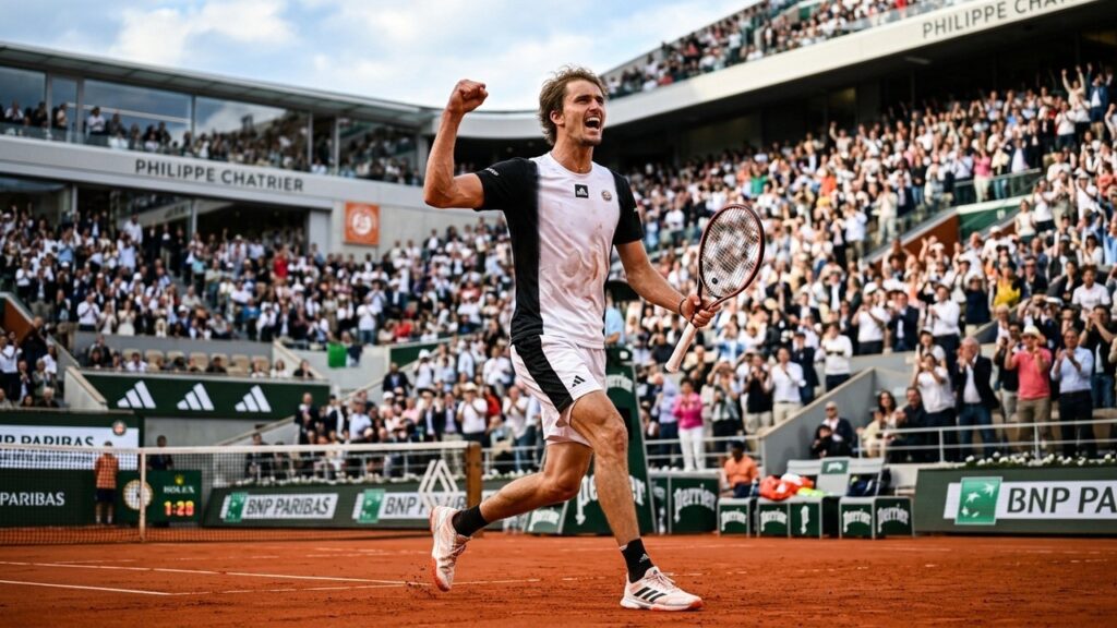 Roland-Garros 2026 : Zverev ÉcrWriting the tennis articlease Mensik et Atteint la Finale