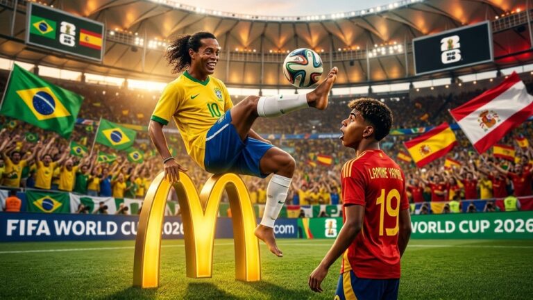 Ronaldinho Surclasse Yamal Dans Pub McDonald’s Avant Mondial 2026