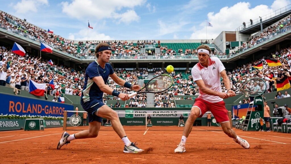RWriting the tennis match articleoland Garros 2026 : Mensik vs Zverev en Demi-Finale, Horaire et Chaîne