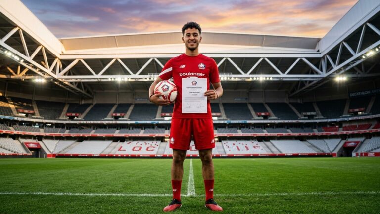 Saad Boussadia Signe Son Premier Contrat Pro à Lille