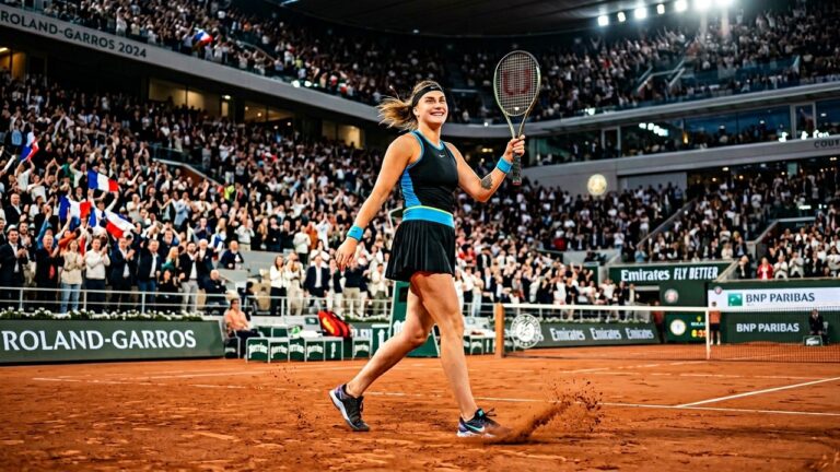 Sabalenka Enflamme Roland-Garros Avec Un Moonwalk Inoubliable