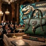 Sac à Main en Peau de T-Rex : Enchères Exceptionnelles à Paris