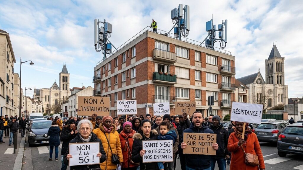Saint-Denis : Locataires en Colère Contre les Antennes 5G