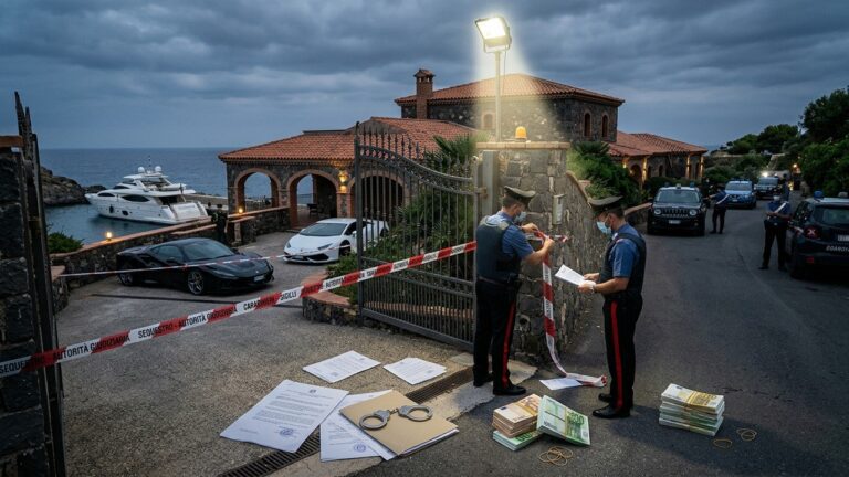 Saisie Record en Italie : Plus de 200 Millions d’Euros du Patrimoine d’un Parrain
