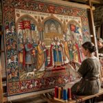 Scène Manquante de la Tapisserie de Bayeux Recréée en Creuse pour Guillaume le Conquérant