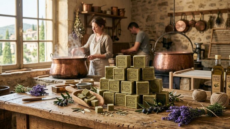 Secrets de Fabrication du Savon de Marseille Marius Fabre : Tradition Française