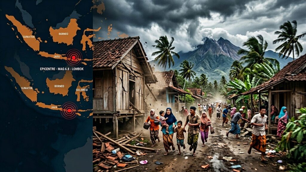 Séisme de Magnitude 6.7 en Indonésie : Alerte au Centre du Pays