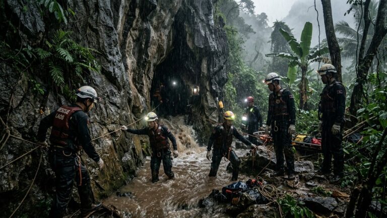 Sept Piégés dans une Grotte au Laos : Course Contre la Montre
