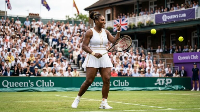 Serena Williams : Son Comeback Surprenant au Tournoi du Queen’s