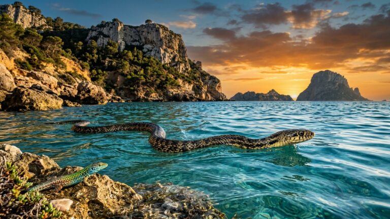 Serpents Nageurs à Ibiza : Une Menace Silencieuse Pour l&rsquo;Écosystème Baléare