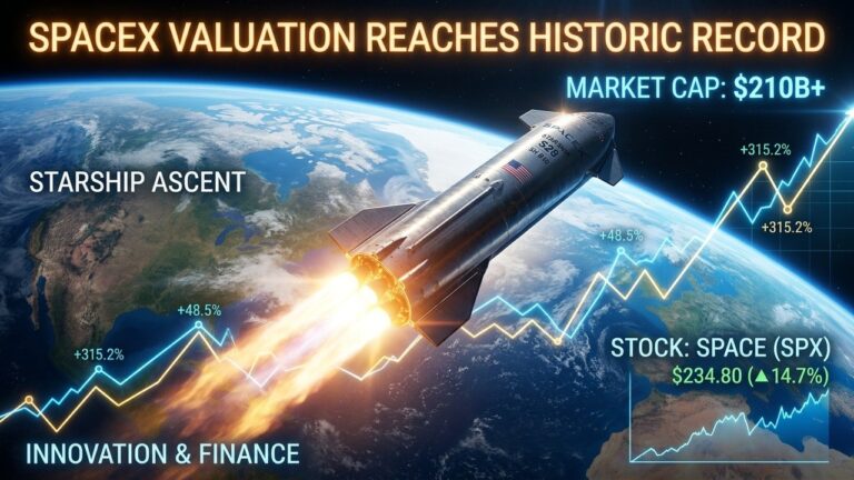 SpaceX en Bourse : 75 Milliards Levés et Valorisation Explosive