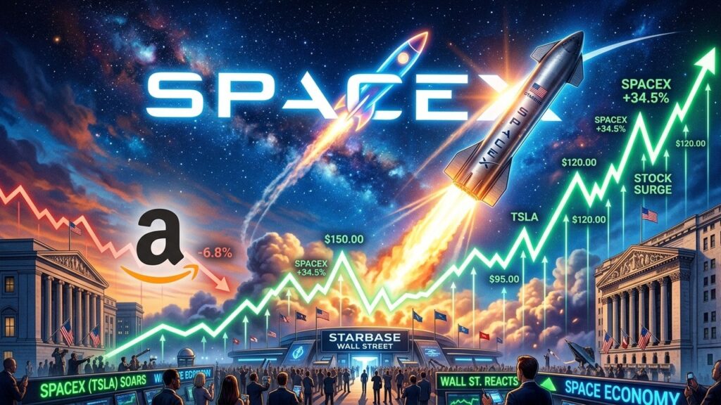 SpaceX Surpasse Amazon en Bourse : Un Tournant Historique